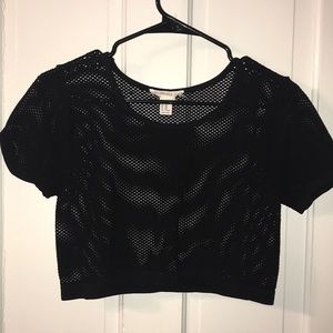 Mesh crop top
